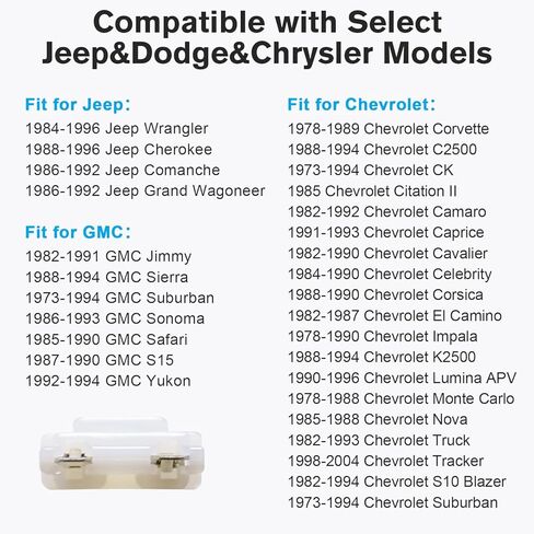Speaker Wiring Harness Compatible with GM GMC Sierra Yukon,Chevrolet Suburban 88-94,Jeep Wrangler Cherokee 88-96,72-1002 Car Door Speaker Wire Harness Adapter Plug Female Connector Kit in Saudi Arabia