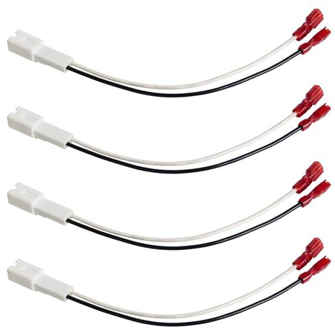 72-7901 Car Door Speaker Wiring Harness Adapter Kit Compatible with 1990-2002 Mazda 323 626 MPV MX3 MX6 RX7 Millenia Protege,2PIN Aftermarket Speaker Wire Adapter Connector Cable 4PCS in Saudi Arabia