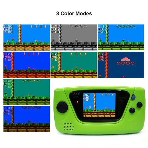 HISPEEDIDO لـ Sega GG 3.5 "مغلفة الخلفية IPS LCD عدة HD ريترو بكسل IPS شاشة الكريستال السائل التصفيح لوحدة تحكم لعبة SEGA والعتاد in Kuwait