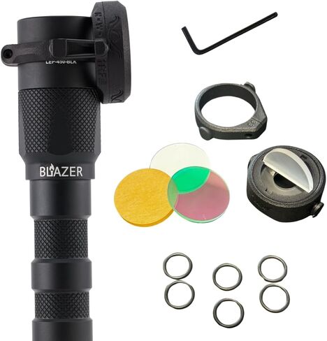 أنظمة الأسلحة الشريرة 4X ناشرات شعاع لمصباح Blazer LEP أو LED أو IR - تتضمن حلقة تثبيت ومجموعة حلقة الاحتفاظ بالناشر والأدوات in Saudi Arabia
