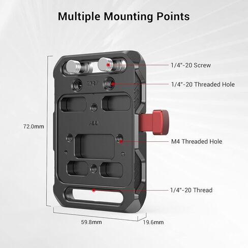 لوحة بطارية SmallRig VB212 وMini V Mount in Saudi Arabia