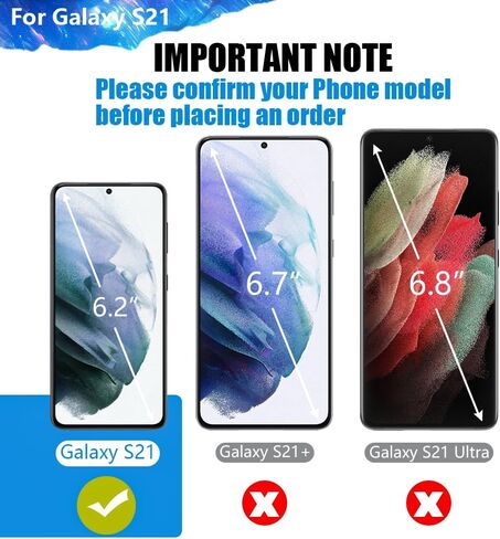 [حافظة بطارية مطورة لهاتف Samsung Galaxy S21 5G، حافظة شاحن بطارية ممتدة قابلة لإعادة الشحن بقدرة 4800 مللي أمبير في الساعة، أضف 100% عصير إضافي (6.2 بوصة) أسود in Kuwait