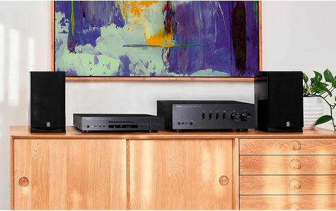 مشغل أقراص مضغوطة Yamaha CD-S303 مع توافق MP3/WMA/LPCM/FLAC/USB مع مضخم صوت مدمج A-S301 in Kuwait