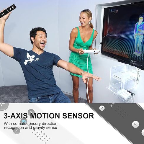 SWCTIM Wii Controller 2 Pack,Remote Controller with Silicone Case and Wrist Strap,Compatible with Wii/Wii U (Black and White) in Saudi Arabia
