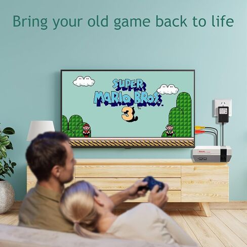 AC Power Supply & Audio Video RCA AV Cable Compatible with Super Nintendo SNES NES Systems Bundle Set, to External TV Screen Monitor in Saudi Arabia