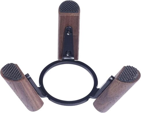 Solid Walnut Wood Stand for HomePod Mini - 100% Black Walnut Speaker Holder, Sound Improving Desktop Stand with Waterproof Protection, Non-Slip Base, Fully Assembled, Minimalist Aesthetic Desk Decor in Saudi Arabia