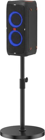 حامل مكبر صوت أرضي لحامل JBL PartyBox 310/320، ارتفاع قابل للتعديل 24.4 بوصة - 32.3 بوصة، حامل مكبر صوت محيطي عالي التحمل لحامل JBL PartyBox مع قاعدة معززة، يدعم ما يصل إلى 57 رطلاً، حزمة واحدة in Kuwait