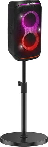 حامل مكبر صوت أرضي لحامل JBL PartyBox 310/320، ارتفاع قابل للتعديل 24.4 بوصة - 32.3 بوصة، حامل مكبر صوت محيطي عالي التحمل لحامل JBL PartyBox مع قاعدة معززة، يدعم ما يصل إلى 57 رطلاً، حزمة واحدة in Kuwait