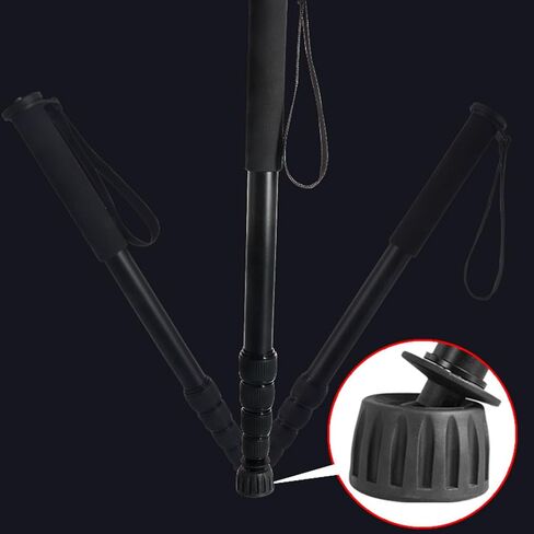 Anti Slip Photography Tripod Feet 360 Degree Adjustable Rubber Base 1/4 3/8 Double Thread for Secure Setsup Tripod Leg Stabiliser in Kuwait