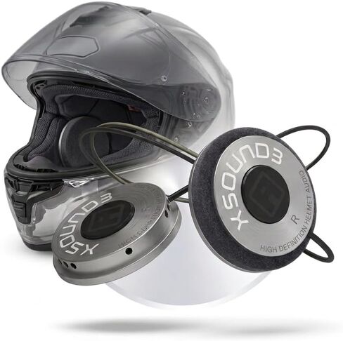 High Performance Helmet Speaker Headphones with a 3.5mm Earbud Audio Jack Compatible with Most Helmet Comm Systems - The XSound 2.1 R fits in Most Ski, Snowboard and Motorcycle Helmets in Saudi Arabia