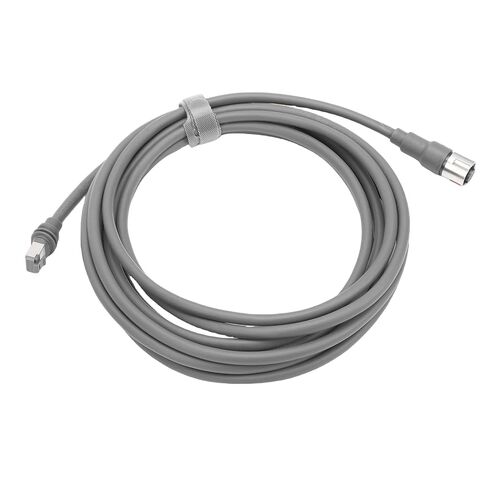 Eujgoov Rectangular Satellite Cable, 10m 23AWG Rubber Copper IP68 for Gen 3 Performance Antenna, with Field Termination Kit for Router Replacement in Saudi Arabia