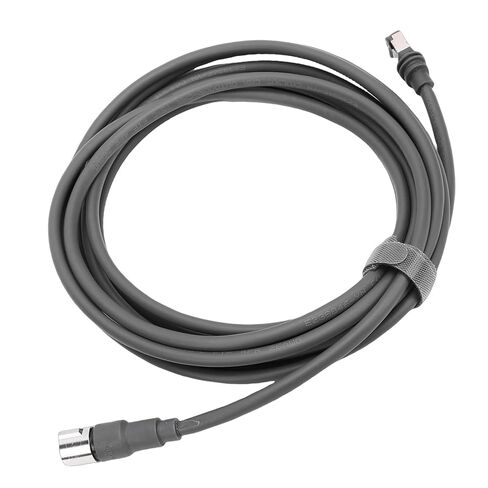 Eujgoov Rectangular Satellite Cable, 10m 23AWG Rubber Copper IP68 for Gen 3 Performance Antenna, with Field Termination Kit for Router Replacement in Saudi Arabia