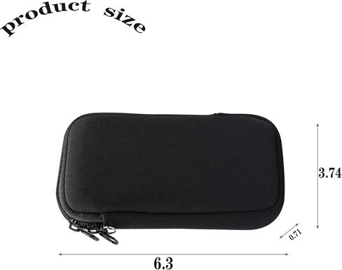 2 PCS Generic Phone Pouch - Neoprene Protective Sleeve,Shock-Absorbing & Scratch-Proof Phone Bag with Zipper Closure & Adjustable Neck Strap for Large Cell Phones, Universal Neoprene Cell Phone Sleeve in Saudi Arabia