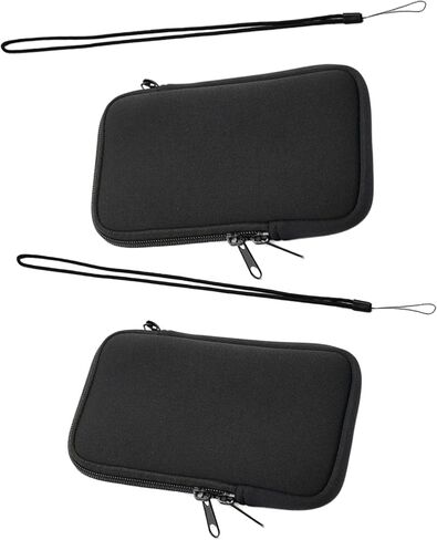 2 PCS Generic Phone Pouch - Neoprene Protective Sleeve,Shock-Absorbing & Scratch-Proof Phone Bag with Zipper Closure & Adjustable Neck Strap for Large Cell Phones, Universal Neoprene Cell Phone Sleeve in Saudi Arabia