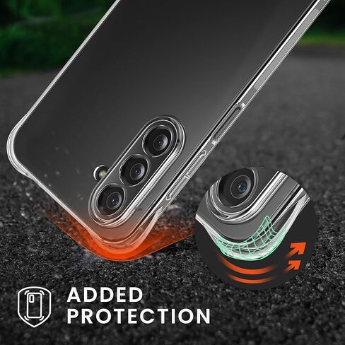 kwmobile Crossbody Case Compatible with Samsung Galaxy A17 4G / 5G Case - Clear TPU Phone Cover w/Lanyard Cord Strap - Transparent in Saudi Arabia