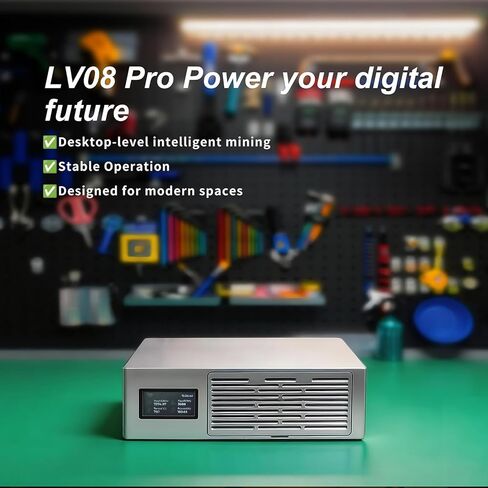 Bitcoin Miner LV08 Pro، 7TH/s 150W BTC Miner SHA256 خوارزمية تشفير التعدين المنزلي والمكتب، جهاز تعدين Bitcoins Lotto in Kuwait