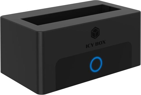محطة إرساء محرك الأقراص الصلبة M.2 NVMe & SATA، ICY BOX 10 جيجابت في الثانية M.2 NVMe SSD Dock for 2.5 بوصة و3.5 بوصة HDD/SSD، محطة إرساء HDD مع خليج واحد، متوافقة مع M.2 NVMe/SATA 2.5 بوصة/3.5 بوصة HDD SSD in Kuwait