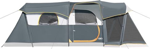UNP Camping Tent 8 Person Waterproof Big Tunnel Tent with Screen Porch,Family Outdoor Large Tents for Camping 20' x 9' x 80in(H) in Saudi Arabia