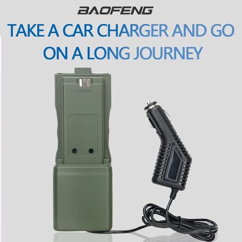 Baofeng AR-152 Pro12V Car Charger Battery Eliminator for AR-152 Tactical Walkie Talkie Two Way Radio Accessories in Saudi Arabia