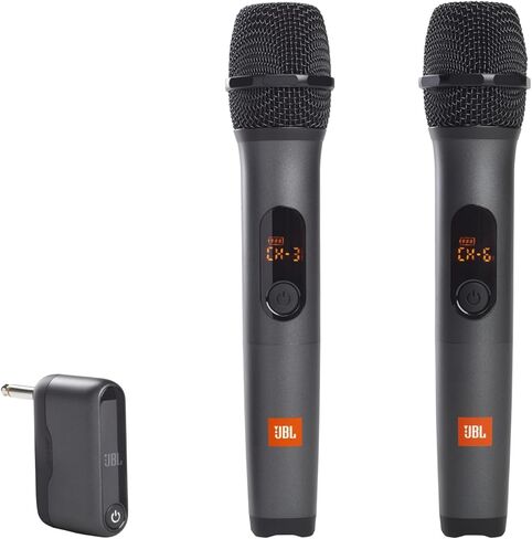 JBL PartyBox Stage 320 Portable Party Speaker with Wireless Two Microphone System (Black) in Saudi Arabia