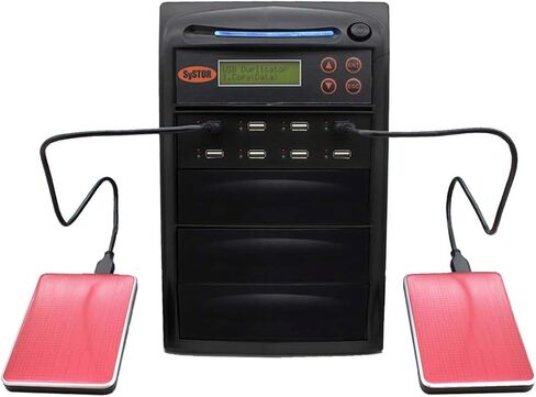 جهاز نسخ ومطهر Systor 1 إلى 31 USB لمحركات الأقراص الصلبة الخارجية المحمولة التي تعمل بمنفذ USB ومحركات أقراص الإبهام ذات ذاكرة الفلاش - SYS31EXH in Kuwait