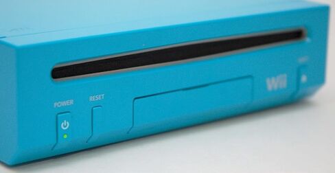 Nintendo Wii Limited Edition Blue Video Game Console Home System RVL-101 in Saudi Arabia