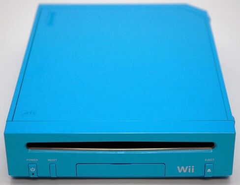 Nintendo Wii Limited Edition Blue Video Game Console Home System RVL-101 in Saudi Arabia