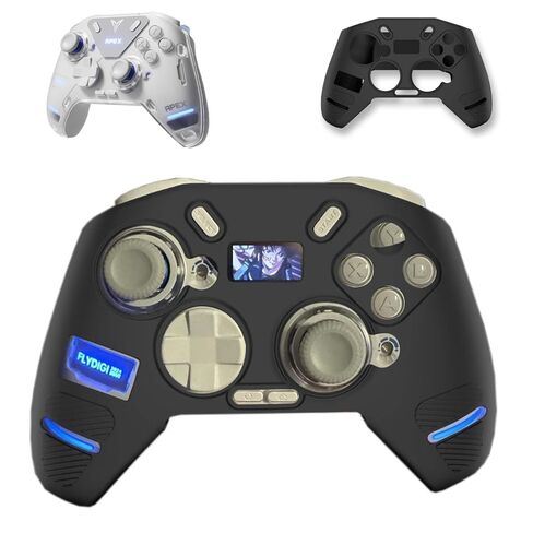 NOUKAJU Case for FLYDIGI APEX 4, Controller Case,Anti-Drop, Anti-Scratch,Shockproof,Silicone Protective Cover for FLYDIGI APEX 4 Wireless Controller(Black) in Saudi Arabia
