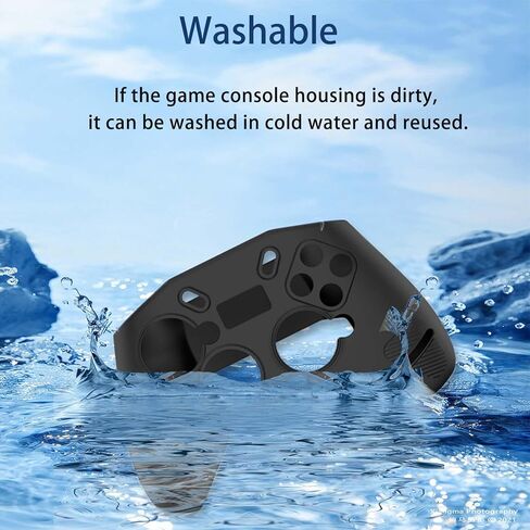 NOUKAJU Case for FLYDIGI APEX 4, Controller Case,Anti-Drop, Anti-Scratch,Shockproof,Silicone Protective Cover for FLYDIGI APEX 4 Wireless Controller(Black) in Saudi Arabia