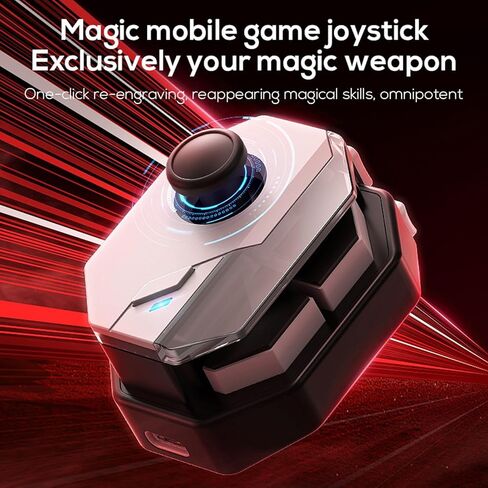 Yunseity Mobile Game Controller Joystick for Android, 150mAh Gaming Gamepad, Intelligent Pressure Control Handheld Gaming Gamepad for Mobile Phones in Saudi Arabia