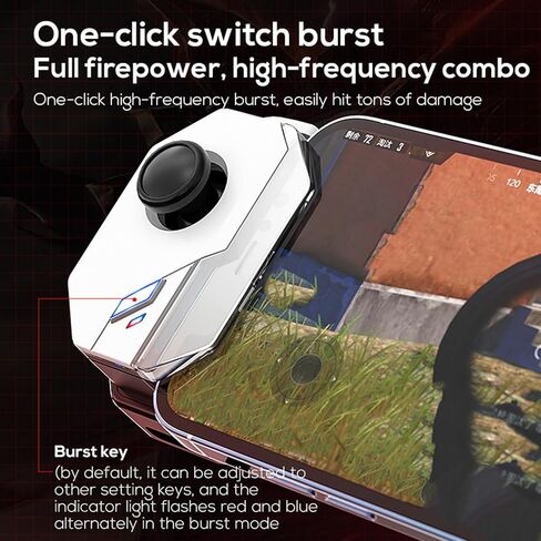 Yunseity Mobile Game Controller Joystick for Android, 150mAh Gaming Gamepad, Intelligent Pressure Control Handheld Gaming Gamepad for Mobile Phones in Saudi Arabia