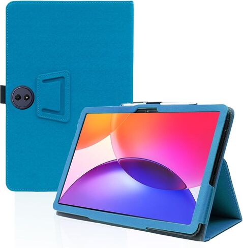 لحافظة الكمبيوتر اللوحي TCL TAB A1 Plus مقاس 12.2 بوصة، غطاء واقٍ بحامل قابل للطي من BOVUGAC مع حامل قلم رصاص وحزام معصم، حماية كاملة، بولي يوريثان ممتاز، مقاوم للخدش (أحمر وردي) in Saudi Arabia