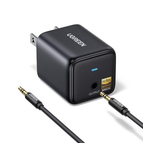 UGREEN Bluetooth 6.0 LDAC Audio Adapter for TV Home Speakers, High-Resolution Wireless Audio Bluetooth Receiver, Add Bluetooth Wireless to AUX/RCA Stereo Systems, Plug & Play and Dual Device Pairing in Saudi Arabia