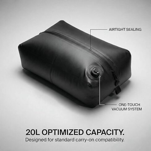 Pomya 20L TPU Vacuum Compression Bag | Travel Luggage Airtight Bag With 1000mAh Battery for Camping Business Trip in Saudi Arabia