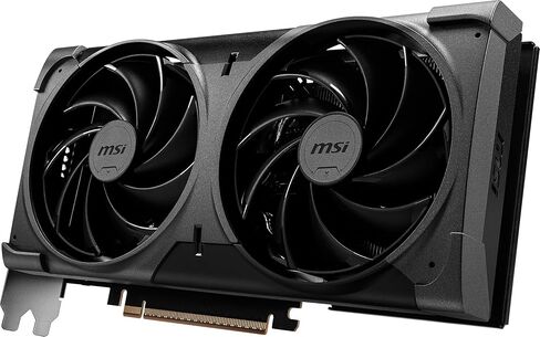 msi Gaming RTX 5070 12G Ventus 2X OC Black Graphics Card (12GB GDDR7, 192-bit, Extreme Performance: 2542 MHz, DisplayPort x3 2.1a, HDMI 2.1b, NVIDIA Blackwell Architecture) in Saudi Arabia