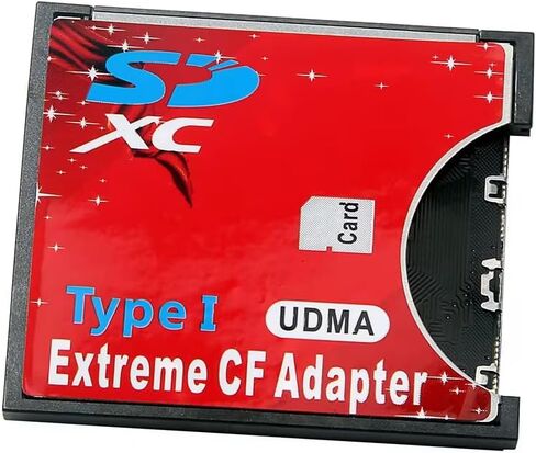 SD SDHC SDXC to CF Type I Compact Flash Memory Card Extreme Adapter Reader in Saudi Arabia