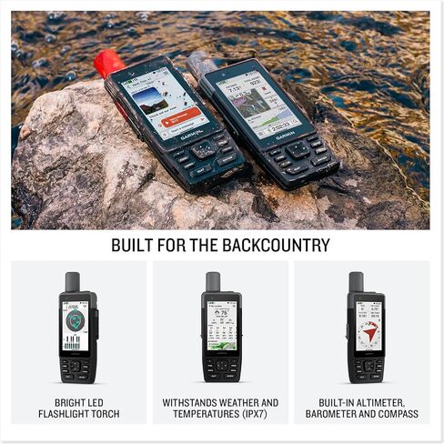 Garmin GPSMAP H1 Premium GPS Handheld Navigator with Touchscreen and Buttons, Durable IP67 Water Rating, Long Battery Life, Flashlight, Preloaded Maps | Signature Series Power Bundle in Saudi Arabia