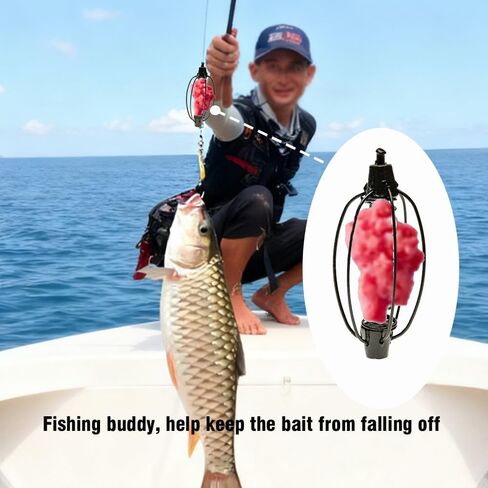 12 PcsSpringFishing Feeder Carp Bait of Bream Tackle Cage Bait Cage Holder Fishing Tackle Equipment Accessories in Saudi Arabia