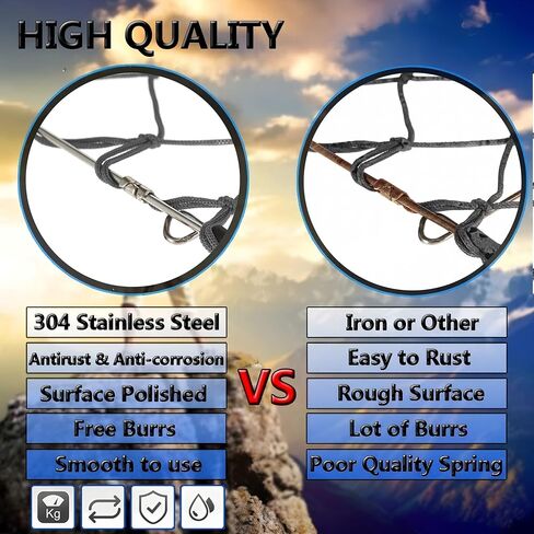 AirFly Foldable Castable Crab Trap - Crab Hawk & Crab Jaw Star Trap with Bait Clip - Portable Fishing Rod Crab Pot for Blue Crabs & Dungeness - Designed in USA in Saudi Arabia