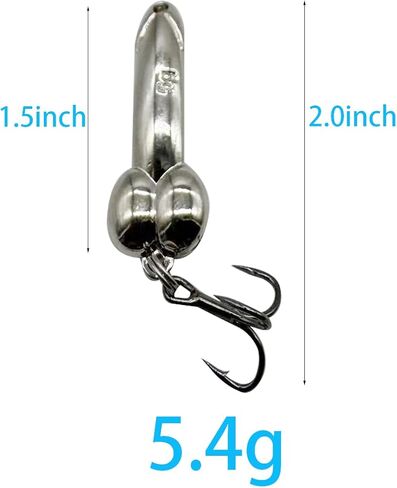 6Pcs 5g Fishing Spoons with Treble Hook Set, Silver/Gold Fish Lures Bass Trout Spinner Baits Equipment Treble Hook for Fishing Lovers in Saudi Arabia