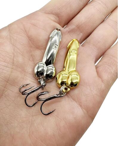 6Pcs 5g Fishing Spoons with Treble Hook Set, Silver/Gold Fish Lures Bass Trout Spinner Baits Equipment Treble Hook for Fishing Lovers in Saudi Arabia
