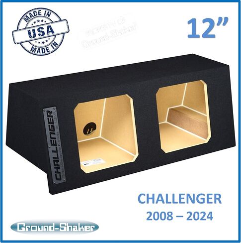 2008-2024 Challenger Dual Sealed Sub Box Subwoofer Enclosure (12" Solo BARIC) in Saudi Arabia