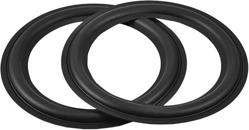 WALFRONT 8 Inch Speaker Replacement Rings, Rubber Edges for Speakers, Enhanced Bass Sound, Easy Install DIY Repair Kit in Kuwait