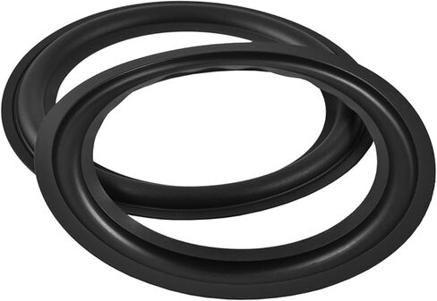 WALFRONT 8 Inch Speaker Replacement Rings, Rubber Edges for Speakers, Enhanced Bass Sound, Easy Install DIY Repair Kit in Kuwait