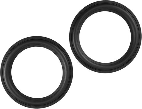 WALFRONT 8 Inch Speaker Replacement Rings, Rubber Edges for Speakers, Enhanced Bass Sound, Easy Install DIY Repair Kit in Kuwait