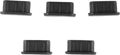 غطاء قابس منفذ HDMI صغير مضاد للغبار من السيليكون وغطاء واقي للرطوبة للتلفزيون والكمبيوتر ومقبس الطابعة الرقمية أسود 10 قطع in Saudi Arabia