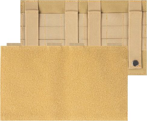 Molle Patch Panel, Tactical Molle Hook and Loop Panel for Molle Accessories, 10" x 6" Placard Platform for Hook-Backing Pouch, Molle Attachment for Morale Patch and Backpack Accessories in Saudi Arabia