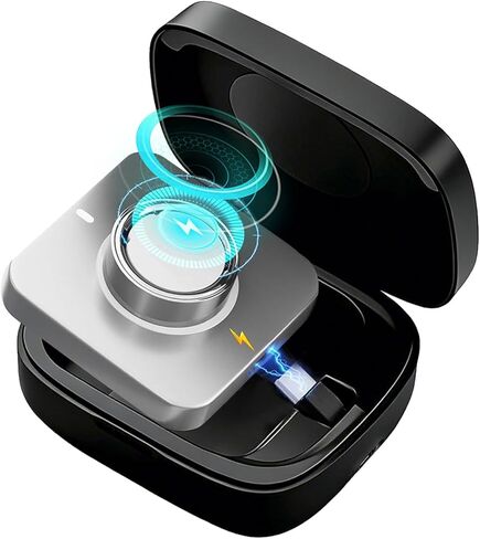 حافظة شحن محمولة عالمية لـ Oura Ring Gen 4 & Gen 3، شاحن سفر، تناسب جميع أحجام Oura Ring 4 و3، عمر بطارية 30 يومًا (الشاحن الرسمي غير متضمن) in Saudi Arabia