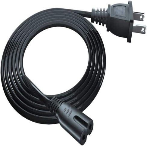 سلك طاقة تيار متردد لـ HP Envy 5055 4520 4500 4501 5660 5530 5535 5540 5640 7640 7645 100 110 120 Envy Photo 6255 7155 7855 Officejet Pro 6830 8600 9015، كابل طابعة بديل 2 الشق [UL المدرجة] in Saudi Arabia