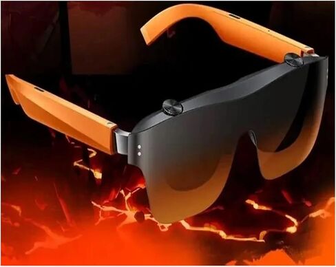 Compatible for Meizu StarV View AR Smart Glasses 3D Max Private Cinema AI Glasses VR Private Theater 0°~600° Myopia HD Viewing Screen Glasses(Gray) in Saudi Arabia